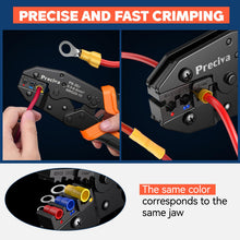 Carica l'immagine nel visualizzatore di Gallery, Preciva Pinza Crimpatrice Capicorda AWG20-10(0,5-6mm²)