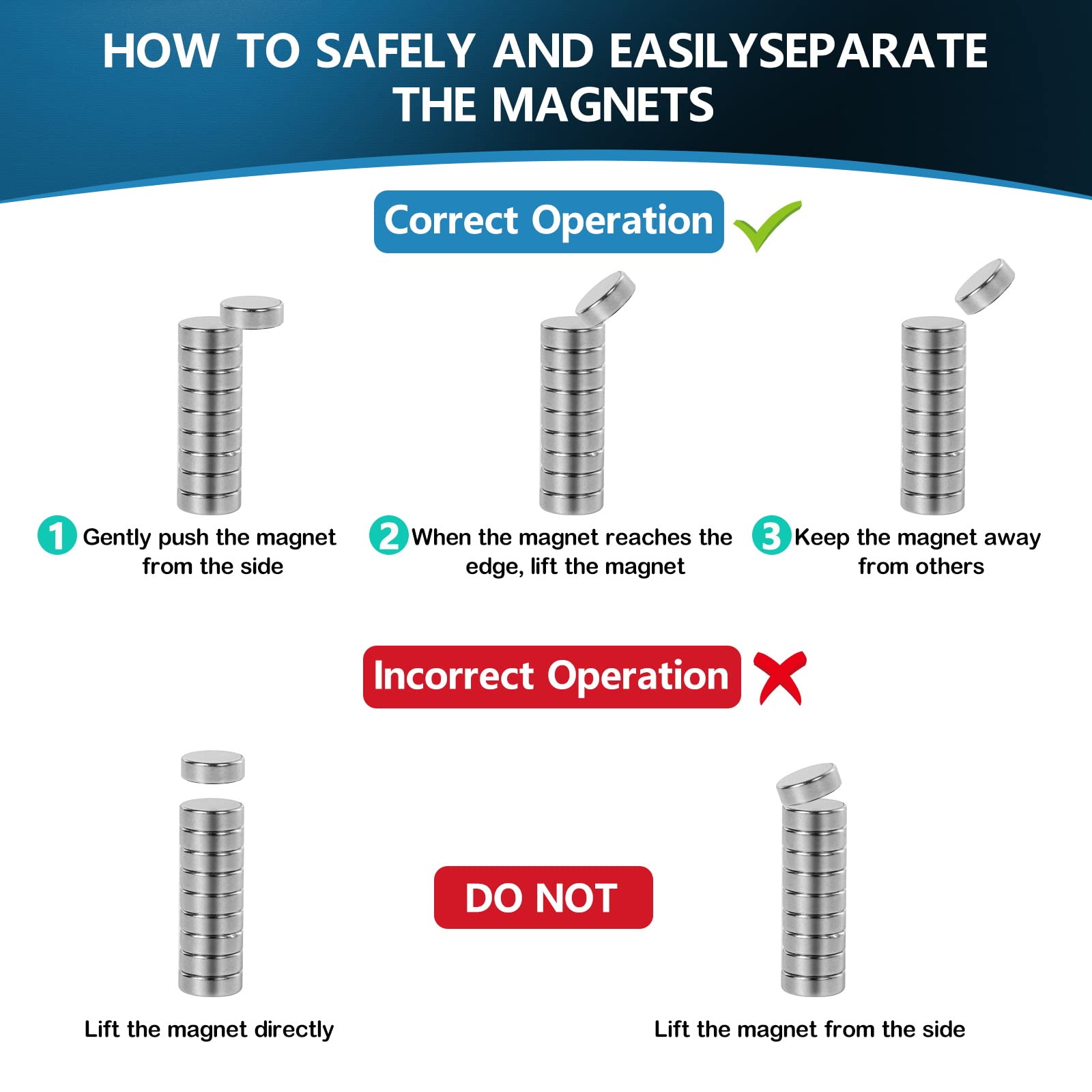 100 Magneti Al Neodimio Autoadesivi 10x1 Mm | Forti E Compatti Per Frigorifero, Bacheche, Artigianato - Foto 9