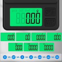 Carica l'immagine nel visualizzatore di Gallery, Diyife Bilancia Precisione 0.01g,Mini,con Display LCD e 7 Unità,0.01g/1000g