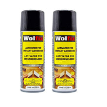 Carica l'immagine nel visualizzatore di Gallery, Wolfix Attivatore Spray per Colla Cianoacrilica - 200mlx2 – Super Adesivo Istantaneo, Attivatore per Cianoacrilato Spray