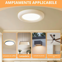 Carica l'immagine nel visualizzatore di Gallery, Modulo LED 24W per Ventilatore Soffitto 6,3" Magnetico 3 Colori