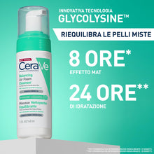Carica l'immagine nel visualizzatore di Gallery, CeraVe Mousse Detergente Riequilibrante, Pelle Idratata, Allantoina, 148 ml