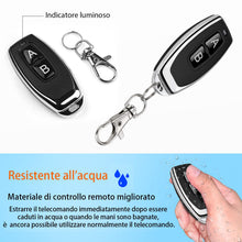 Carica l'immagine nel visualizzatore di Gallery, 433 Mhz RF Interruttore Remoto Wireless Ricevitore Relè A 2 Canali AC 220V 230V 240V Con 2 Telecomandi Per Porta Del Gar