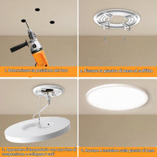 Carica l'immagine nel visualizzatore di Gallery, JESLED Plafoniera LED Soffitto con Telecomando, 30W Plafoniera Camera da Letto Dimmerabile 3000K-6500K Adatto per il Let
