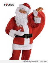 Carica l'immagine nel visualizzatore di Gallery, Rubies Costume da Babbo Natale Premium per adulto, completo con barba, taglia unica, Ufficiale, per Natale, Festeggiamenti, Feste