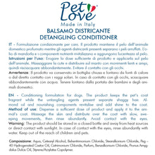 Carica l&#39;immagine nel visualizzatore di Gallery, Pet Love Balsamo Profumato Districante Scioglinodi per Cani – Azione Districante e Nutriente – 250 ml