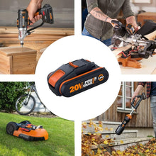 Carica l'immagine nel visualizzatore di Gallery, WORX WA3639 Batteria agli ioni di litio PowerShare 20V 2.0Ah