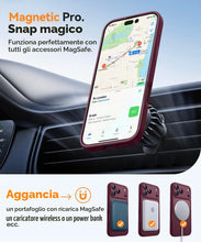 Carica l'immagine nel visualizzatore di Gallery, CANSHN Magnetica Cover per iPhone 18 Pro,Rosso Ciliegia
