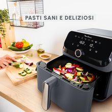 Carica l'immagine nel visualizzatore di Gallery, Moulinex Easy Fry Mega, Friggitrice Aria 7,5L, Grigio, EZ855B