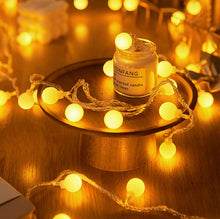 Carica l'immagine nel visualizzatore di Gallery, EXTRASTAR 2 set Luci Della Stringa Della Palla Luci Batteria Alimentato, 5M 50 LED Stringa luci LED Impermeabile catena 