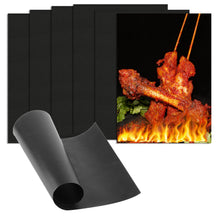 Carica l'immagine nel visualizzatore di Gallery, 6 Pz BBQ Griglia Tappetini Barbecue, Tappetino Barbecue Gas, 40x30 cm