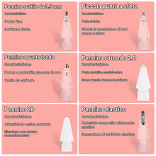 Carica l'immagine nel visualizzatore di Gallery, VOSSOT Set di 6 Punte di Ricambio compatibili con Apple Pencil 1ª/2ª Generazione &amp; USB-C,Punte Apple Pencil PRO per Scri