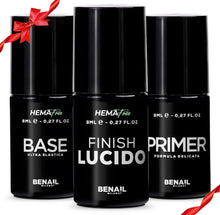 Carica l&#39;immagine nel visualizzatore di Gallery, Benail | Gel Unghie Ricostruzione, Kit preparatori e sigillante Primer Unghie Gel, Base Smipermanente, Top Coat Semipermanente per Smalto Semipermanente, Gel Unghie, Gel Ricostruzione Unghie