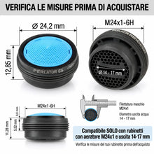 Carica l'immagine nel visualizzatore di Gallery, Aeratore Rompigetto Coin Slot 24x1 mm 3 Pezzi, per Rubinetti a Scomparsa - Rompigetto Filtro Filtrino