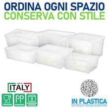 Carica l'immagine nel visualizzatore di Gallery, Stefanplast Visualbox - Contenitore multiuso con chiusura a scatto, 30 L, Trasparente, XXL - 59 x 39 x 17 cm