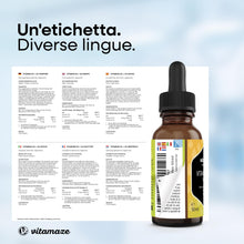 Carica l'immagine nel visualizzatore di Gallery, Vitamina D3 + K2 Gocce, 1000 UI ad Alta Dose, Vegetariano &amp; Liquido (99,7+% All-Trans MK-7), 50 ml (1700 Gocce), Elevata