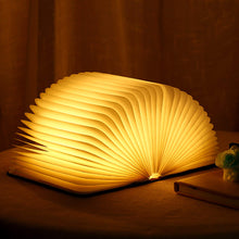 Carica l'immagine nel visualizzatore di Gallery, Lampada a LED, pieghevole, lampada da libro, luce illuminazione d'atmosfera, ricaricabile tramite USB, bianca calda, not