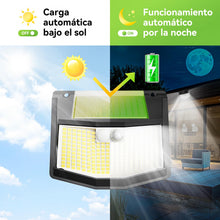 Carica l'immagine nel visualizzatore di Gallery, Luci LED Solare Esterno Giardino - 248 LED Luce Esterne con Pannello Solari
