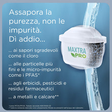 Carica l'immagine nel visualizzatore di Gallery, BRITA Filtro acqua rubinetto MAXTRA PRO All-in-1 confezione da 4 filtri - Riduce cloro, calcare, PFAS e metalli, filtro originale compatibile con caraffa acqua filtrante