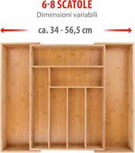 Carica l'immagine nel visualizzatore di Gallery, alpina Portaposate Estensibile 34-56,5 x 46 x 6 cm