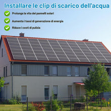 Carica l'immagine nel visualizzatore di Gallery, 24 Pz Clip di Scarico dell'Acqua Pannello Solare da 30 mm