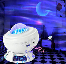 Carica l'immagine nel visualizzatore di Gallery, Proiettore Cielo Stellato – Lampada Aurora LED con Lettore Musicale Bluetooth e 8 Animazioni Realistiche dell’Aurora Bor