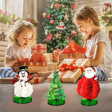 Carica l'immagine nel visualizzatore di Gallery, Set di 3 mini albero di Natale, magico, albero di Natale, magico, kit per la scienza e giocattoli, istruzioni per l'apprendimento (lingua italiana non garantita)