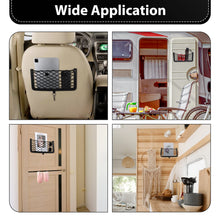 Carica l'immagine nel visualizzatore di Gallery, EINESIN 4 Pezzi Rete Portaoggetti Auto e Camper, Tasca Elastica con Telaio per Bagagliaio, Organizer Accessori per Van e