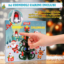 Carica l'immagine nel visualizzatore di Gallery, LEMESO Calendario Avvento 2026 Albero di Natale da Tavolo Piccolo Albero di Natale in Legno Calendario dell'Avvento con 