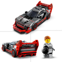 Carica l&#39;immagine nel visualizzatore di Gallery, LEGO Speed Champions Auto da Corsa Audi S1 E-Tron Quattro, Modellino da Costruire di Macchina Giocattolo per Bambini e Bambine da 9 Anni in su con Minifigure del Pilota, Veicolo da Esposizione 76921