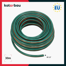 Carica l'immagine nel visualizzatore di Gallery, KOTARBAU® - Tubo da giardino da 1/2", 30 m, a 3 strati rinforzati, professionale per innaffiare piante, colore verde