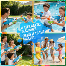 Carica l'immagine nel visualizzatore di Gallery, Pistola ad Acqua - Pistole ad Acqua Potente per Bambini Adulti, Fucile ad Acqua Water Gun Idee Regalo per Feste in Piscina e Attività All'aperto, Blu