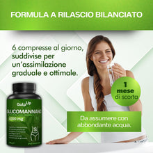 Carica l'immagine nel visualizzatore di Gallery, Glucomannano Forte 4.000mg 240 Compresse - Con Cromo e Vitamina B3