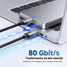 Carica l'immagine nel visualizzatore di Gallery, Cable Matters Cavo USB4 80 Gbit/s, Compatibile con Thunderbolt 5/4, 2 m