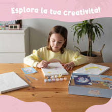 Carica l'immagine nel visualizzatore di Gallery, BONNYCO Dipingere Con I Numeri Bambini Unicorno, 3 Pezzi Tele Unicorno Bambina Regalo, Kit Lavoretti Creativi per Bambini, Paint by Numbers | Idee Regalo Bambina Bambino, Giochi Bambina Unicorno