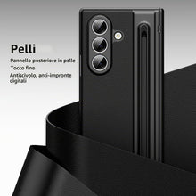 Carica l'immagine nel visualizzatore di Gallery, Custodia per Galaxy Z Fold 8 Ultra con penna stilo, lo schermo + slot per S Pen, cover in pelle per Samsung Galaxy Z Fol