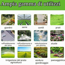 Carica l'immagine nel visualizzatore di Gallery, Sistema di irrigazione da giardino da 20 m, sistema di irrigazione automatico curvo a 360°, sistema di irrigazione a goc