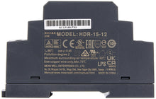 Carica l'immagine nel visualizzatore di Gallery, Guide DIN Alimentazione Adattatore 15 W 12 V 1,25 a; MeanWell HDR di 15 – 12; DIN Rail Trasformatore