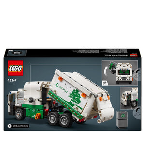 LEGO Technic Camion della Spazzatura Mack LR Electric, Veicolo Giocattolo per la Raccolta dei Rifiuti, Gioco per Bambini, Bambine, Ragazzi e Ragazze da 8 Anni in su che Amano l'Ambiente 42167