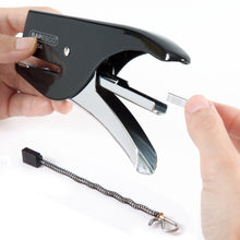 Carica l'immagine nel visualizzatore di Gallery, Rapesco 1267 SP-64 Cucitrice a Pinza in Metallo e 1000 Punti 21/4mm, Cuce fino a 12 Fogli, Nero