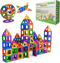 Carica l'immagine nel visualizzatore di Gallery, Desire Deluxe 94 PEZZI Costruzioni Magnetiche per Bambini Gioco Educativo e Creativo per Bimbi da 3 Anni Plastica ABS Al