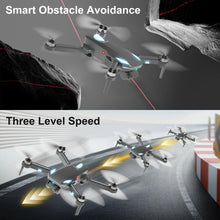 Carica l'immagine nel visualizzatore di Gallery, Drone con Telecamera 1080P, RC Quadcopter Pieghevole Drone per Bambini &amp; Adulti, Motore Brushless, Decollo e Atterraggio Unico Tasto, 2 Batterie, Regalo di Gioco per Ragazzi e Ragazze (Black)