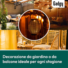 Carica l'immagine nel visualizzatore di Gallery, Gadgy Lanterna Solare Da Esterno Fiore | Lanterna Da Giardino e Balcone A LED | Lampada Orientale | Lampade Decorativa |