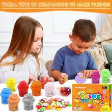 Carica l'immagine nel visualizzatore di Gallery, FAMKEEP Fluffy Butter Slime Set, 32 colori Fluffy Butter Slime Set,Putty Giocattoli,Crystal Slime per Bambini,DIY Slime 