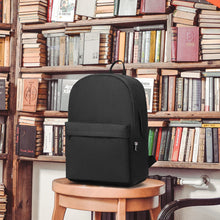 Carica l&#39;immagine nel visualizzatore di Gallery, KONO Zaino casual, zaino scuola leggero 15,4 pollici Laptop Bag per viaggi lavoro scuola affari sport (Nero)
