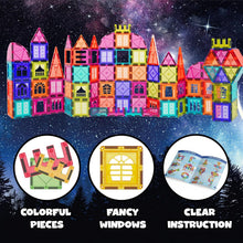 Carica l'immagine nel visualizzatore di Gallery, Desire Deluxe Giochi di costruzione magnetici – 100 PCS Piastrelle e Blocchi Magnetici Bambini, Giocattolo Educativo STE