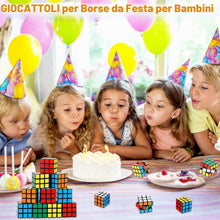 Carica l'immagine nel visualizzatore di Gallery, 30 Pezzi Cubo di Rubik Mini 3x3, Piccoli Rompicapi con Portachiavi Bambini