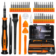Carica l'immagine nel visualizzatore di Gallery, JOREST 40Pcs Cacciaviti Precisione Set, Kit Professionali con Cacciaviti Torx T5 T6 T8 T9 T10 T20, Kit Smontaggio e Ripa