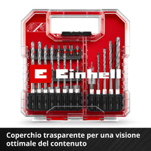 Carica l'immagine nel visualizzatore di Gallery, Einhell L-CASE 40 pezzi set di inserti e punte
