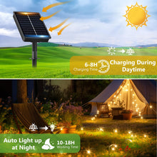 Carica l'immagine nel visualizzatore di Gallery, Luci Solari Esterno【3 Pacchi】12+2M 120LED Luci Solari da Giardino